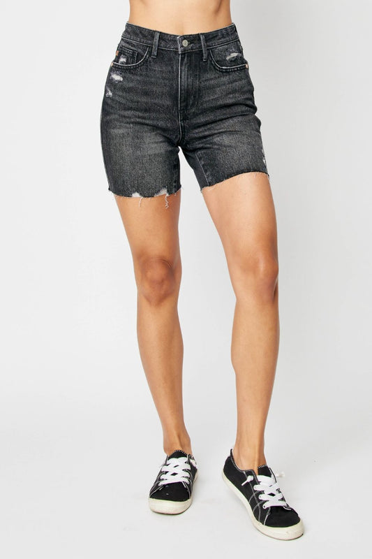 Judy Blue Jeans Hi-Waist Tummy Control Denim Shorts