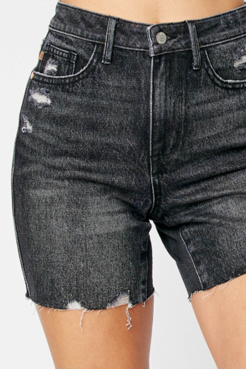 Judy Blue Jeans Hi-Waist Tummy Control Denim Shorts